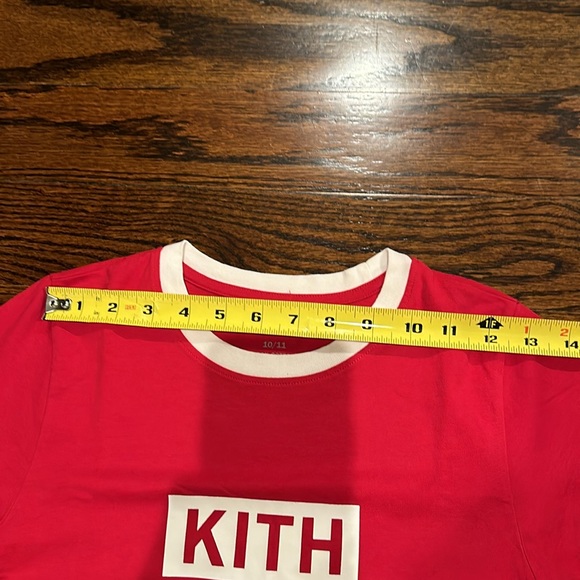 KITH Youth Boys' Short-Sleeve Logo Printed Coca-Cola Edition Shirt Size 10 - Picture 10 of 11
